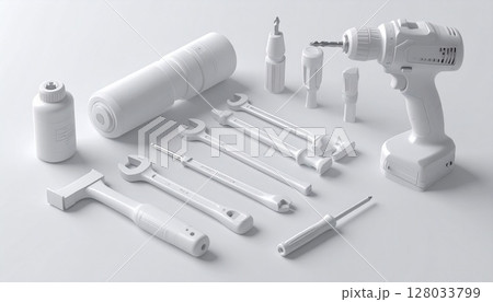 工具と工具、大工道具、工具など 工具と工具、大工道具、工具など 128033799