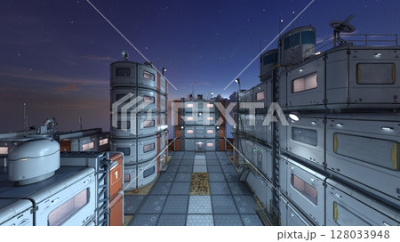 未来都市の風景 未来都市の風景 128033948