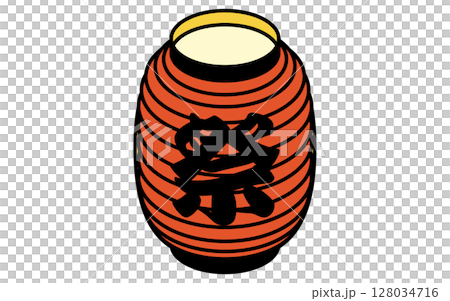 帶有節日字母的燈籠的簡單線條插圖,夏季等距插圖 帶有節日字母的燈籠的簡單線條插圖,夏季等距插圖 128034716