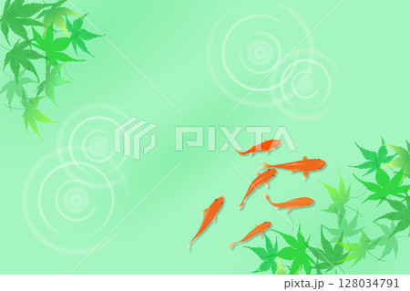 夏イメージ 金魚 128034791