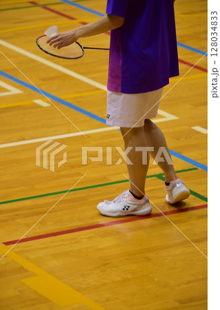 バトミントン試合 バトミントン試合 128034833