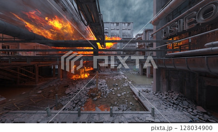 攻撃される基地 攻撃される基地 128034900