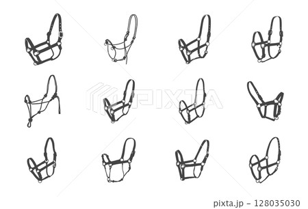 Horse halter silhouette, Horse halter svg, Halter svg, Halter silhouette, Animal halter silhouette, Animal halter svg, Horse halter vector illustration. Horse halter silhouette, Horse halter svg, Halter svg, Halter silhouette, Animal halter silhouette, Animal halter svg, Horse halter vector illustration. 128035030