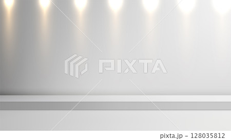 white studio background with soft lighting above a gray horizontal platform clean minimal display scene for product mockup presentation texture backdrop modern pedestal layout abstract surface white studio background with soft lighting above a gray horizontal platform clean minimal display scene for product mockup presentation texture backdrop modern pedestal layout abstract surface 128035812