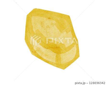 水彩で描いたジャガイモのシンプルな挿絵イラスト素材 128036342