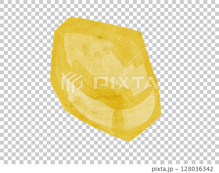 水彩で描いたジャガイモのシンプルな挿絵イラスト素材 128036342