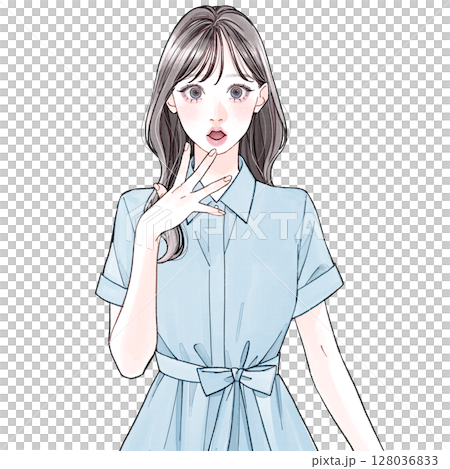 Female in her 20s (neat)_surprise 128036833