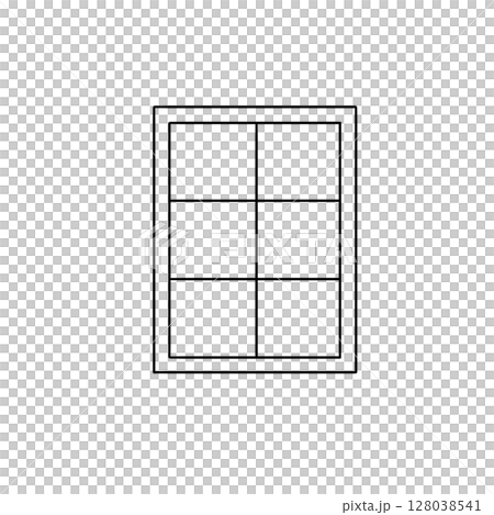 A window with six panes 128038541