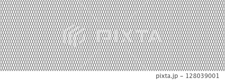 Sport fabric seamless pattern. Nylon knit mesh. Fabric mesh texture. Sport polyester material. Nylon basketball uniform shirt. Football cloth mesh bg. Vector illustration. Textile seamless background 128039001