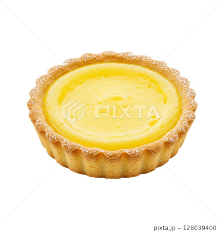 Sweet decadent cheesecake slice featuring luscious red berry topping and crisp golden crust 128039400