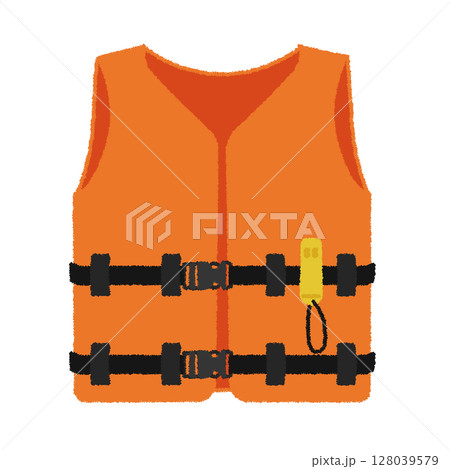 ライフジャケットのイラスト 128039579