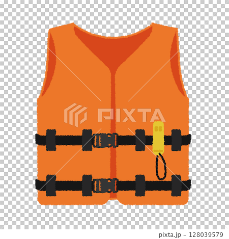 ライフジャケットのイラスト 128039579