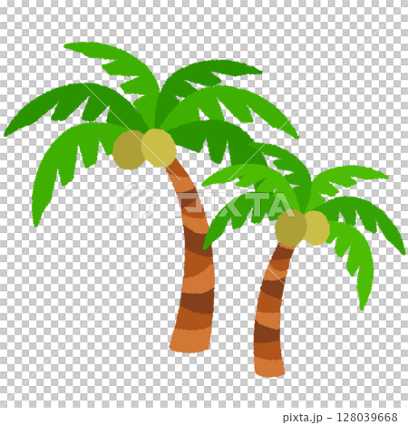 ヤシの木のイラスト 128039668