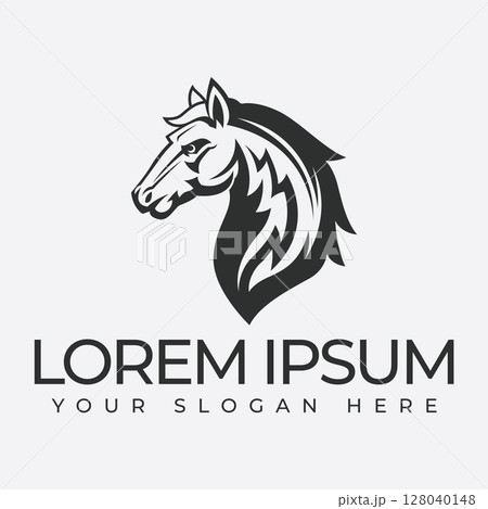 Vintage Horse Logo 128040148
