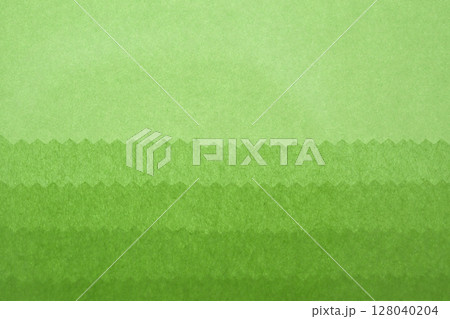 和紙による黄緑色グラデーション【背景素材】 128040204