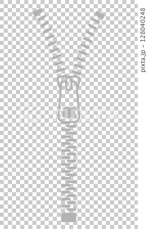ジッパーのイラスト 128040248