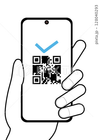 スマートフォン　セキュリティのイメージ 128040293