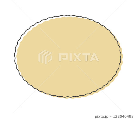 シンプルでおしゃれな金色/ベージュのフレームの線画アイコン - 装飾やエンブレムのイラスト素材 128040498