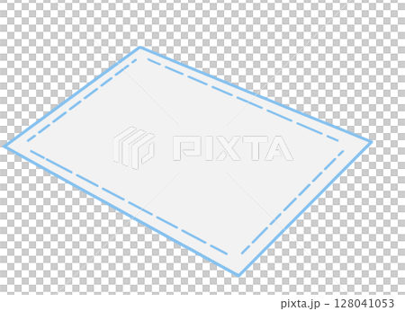 簡單的洗碗巾插圖 簡單的洗碗巾插圖 128041053
