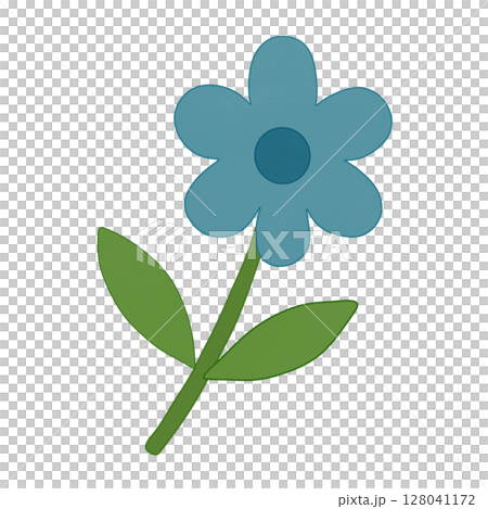 Blue flower Blue flower 128041172