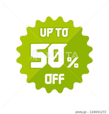 50％ off (割引・セール)  アイコンイラスト 128041272