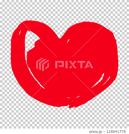 Hand drawn heart illustration 128041778