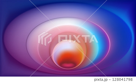 Bright rainbow background. 3D soft gradient phone wallpaper 128041798