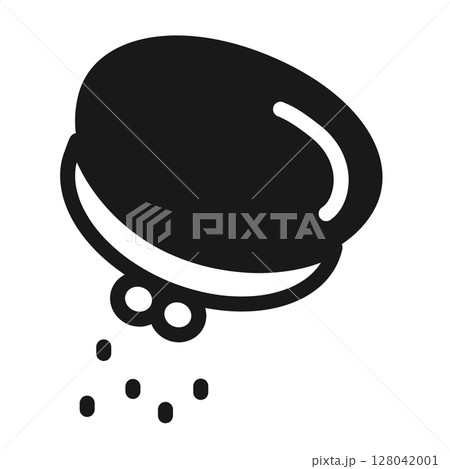 シンプルなお金が無いお財布のアイコン素材 128042001