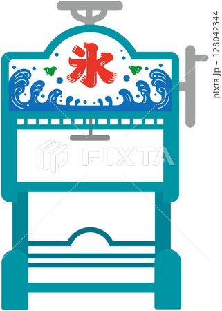 シンプルなかき氷機 128042344