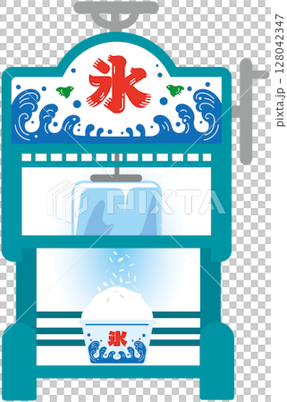 Shaved ice machine 128042347