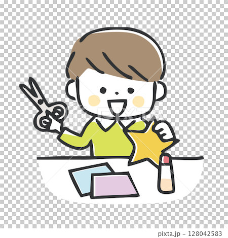 工作をする男の子 128042583
