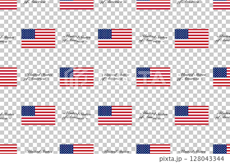 Seamless pattern background with the USA flag and country name Seamless pattern background with the USA flag and country name 128043344