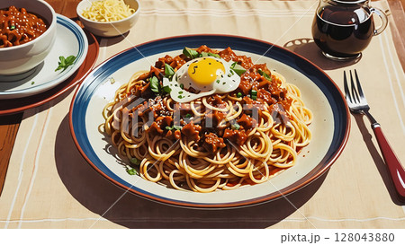 美味しそうな焼きそば 美味しそうな焼きそば 128043880