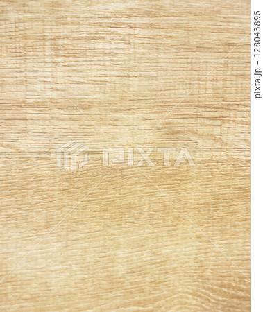 明るい薄茶色の木目のやや粗い製材の古びた板の縦長の背景画像 128043896