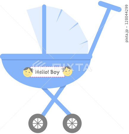 Blue Stroller for Baby Boy 128044299