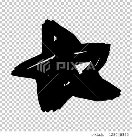 簡單手繪星星插畫 簡單手繪星星插畫 128046336