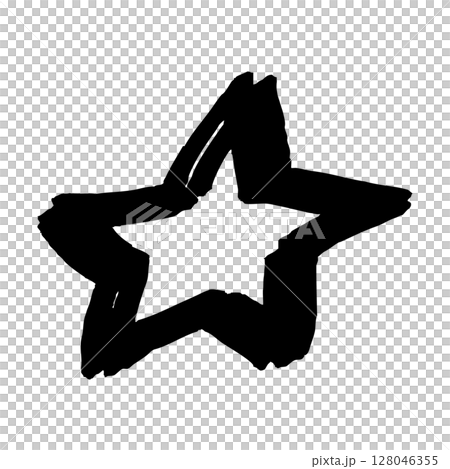 簡單手繪星星插畫 簡單手繪星星插畫 128046355
