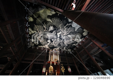 天井の龍 128046690
