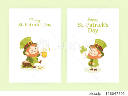 St. patricks day. Set of banners, Posters postcards, different formats and sizes. St. patricks day. Set of banners, Posters postcards, different formats and sizes. 128047793