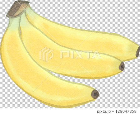 Japanese style banana illustration 128047859