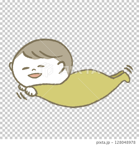 Happy baby, light blue 128048978