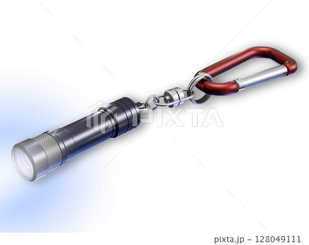 ミニライト(ブラック) 懐中電灯 LEDライト Mini flash light 白バック ミニライト(ブラック) 懐中電灯 LEDライト Mini flash light 白バック 128049111