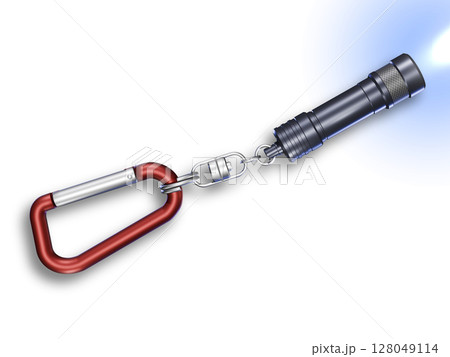 ミニライト(ブラック) 懐中電灯 LEDライト Mini flash light 白バック ミニライト(ブラック) 懐中電灯 LEDライト Mini flash light 白バック 128049114