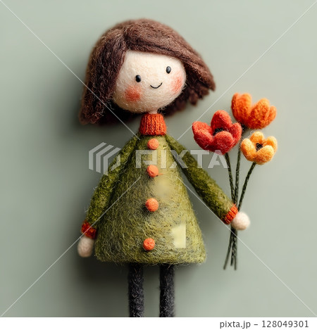 人形 お人形さん 手作り 128049301