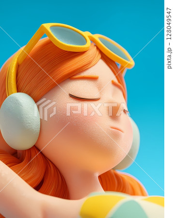 女子 女の子 女児 128049547