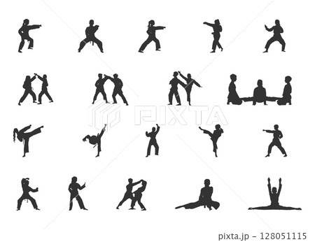 Kids Karate Silhouettes, Karate Silhouettes, Martial Arts Silhouette, Karate Girl Silhouette, Karate Svg, Kick boxing, Karate Clipart, Kids Training Karate Silhouette Kids Karate Silhouettes, Karate Silhouettes, Martial Arts Silhouette, Karate Girl Silhouette, Karate Svg, Kick boxing, Karate Clipart, Kids Training Karate Silhouette 128051115