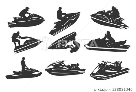 Jet ski silhouette, Jet ski vector, Extreme jet ski silhouette, Jet ski svg, Jet ski clipart. Jet ski silhouette, Jet ski vector, Extreme jet ski silhouette, Jet ski svg, Jet ski clipart. 128051346