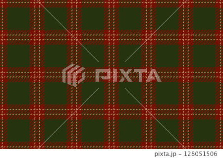 tartan seamless pattern plaid background vector fabric texture red and green colors illustration gingham textile 128051506