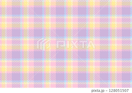 tartan seamless pattern plaid background vector fabric texture pastel colors illustration gingham textile 128051507