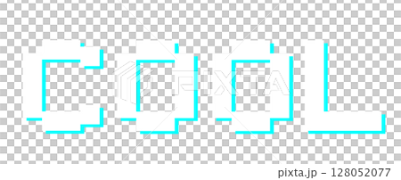 COOLの文字のイラスト 128052077